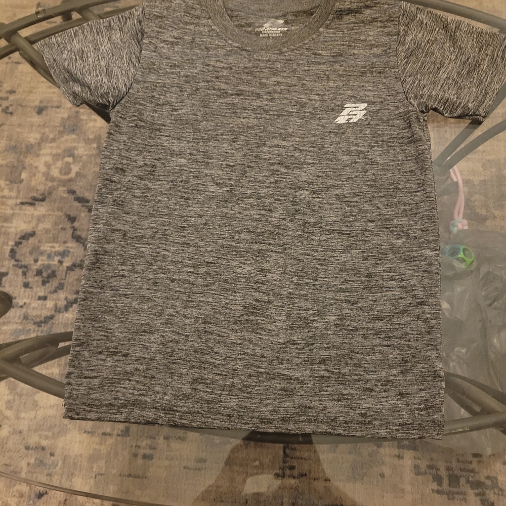 Gray Kids Short Sleeve Tee
